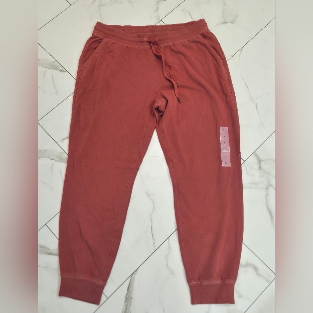 Old Navy Burnt Orange Cozy Lounge Jogger Pants Size L